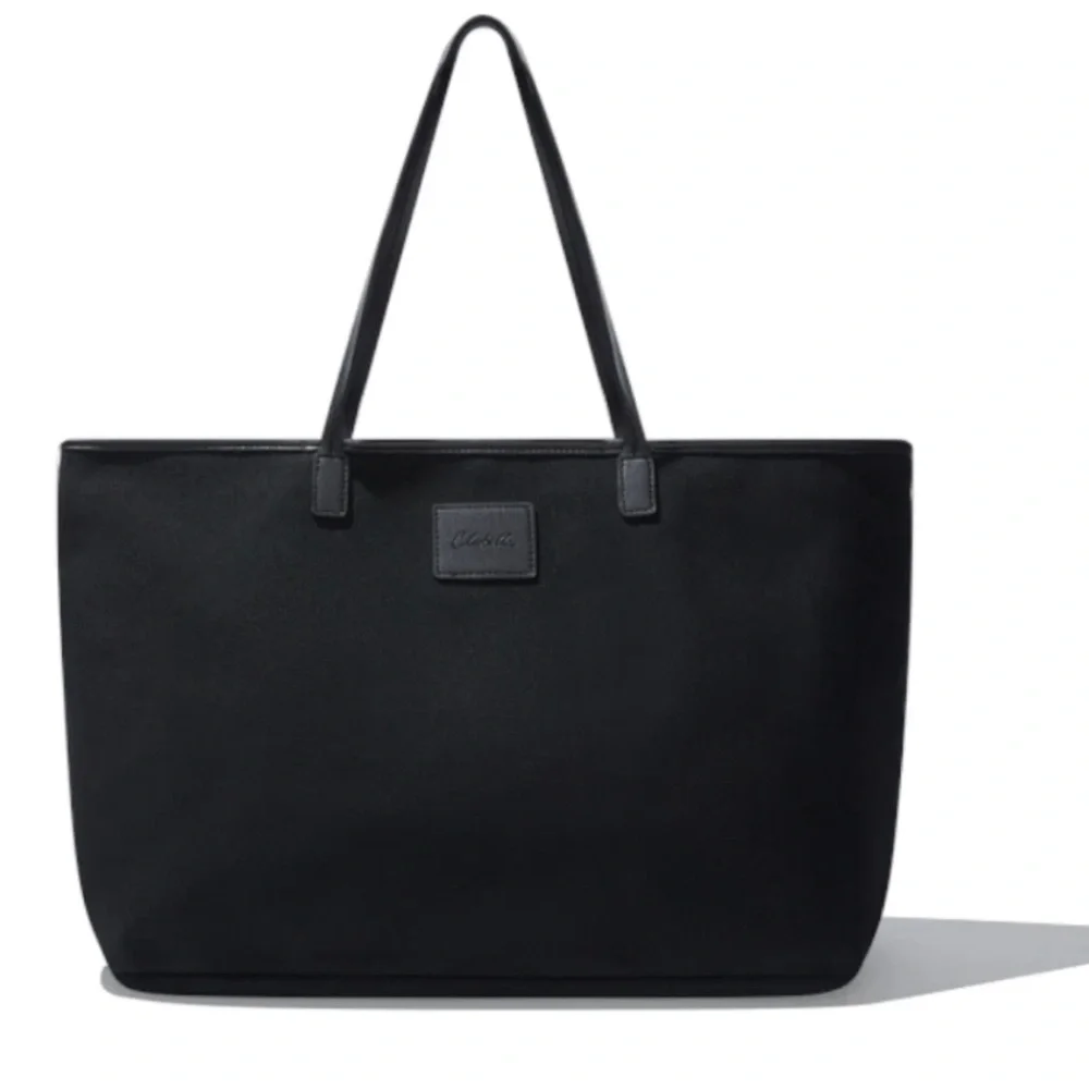 Cleobella Canvas Large Black Tote Bag